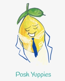 Posh Yuppie Lemon Illustration - Illustration, HD Png Download, Transparent PNG