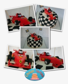 Pastel Formula 1 Ferrari - Birthday Cake, HD Png Download, Transparent PNG