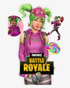 Fortnite Fortnitezoey Zoey - Fortnite Characters Candy Girl, HD Png Download, Transparent PNG