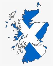 Scotland Geo Stub - Scotland Flag Map, HD Png Download, Transparent PNG
