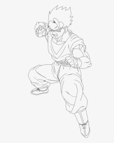 Mystic Gohan Coloring Pages - Adult Gohan Coloring Pages, HD Png Download, Transparent PNG