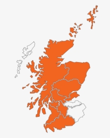 Scotland Map 2019 - Clydebank On Uk Map, HD Png Download, Transparent PNG