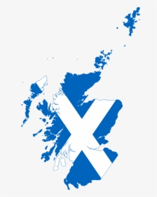 Scotland Map Flag, HD Png Download, Transparent PNG