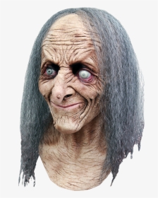 Hagatha Witch Mask - Old Woman Halloween Mask, HD Png Download, Transparent PNG