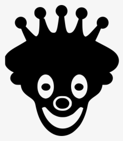 Queen Joke Mask Face Halloween - Small Crown Icon Png, Transparent Png, Transparent PNG