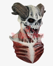 Devil Skull Mask - Devil Skull Halloween Mask, HD Png Download, Transparent PNG