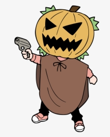 Halloween Pumpkin Mask - Anime Pumpkin Png, Transparent Png, Transparent PNG