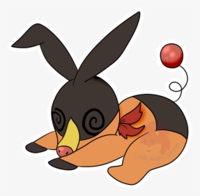 Fainted Tepig By Ladynightosphere Fur Affinity [dot] - Pokemon Avatar, HD Png Download, Transparent PNG