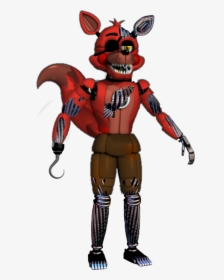 #freetoedit Funtime Withered Foxy #fnaf #fnaf2 #foxy - Fnaf Phantom Funtime Foxy, HD Png Download, Transparent PNG