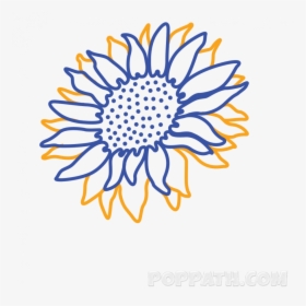 Drawing Pictures Of Sunflower, HD Png Download, Transparent PNG