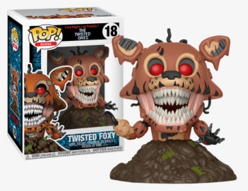 Vinyl Figure 19 Action Figures Five Nights At Freddys - Twisted Foxy Pop, HD Png Download, Transparent PNG