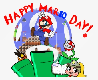 Happy Mar10 Day  with Some Guest Appearances From The - Cartoon, HD Png Download, Transparent PNG