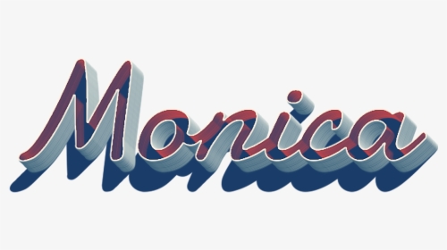 Monica 3d Letter Png Name - Maan Letter, Transparent Png, Transparent PNG