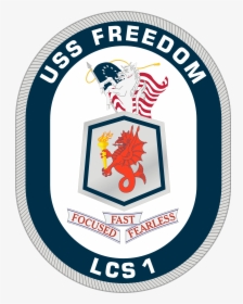Uss Freedom Lcs1 Crest - Us Navy Lcs 7 Ship Emblem, HD Png Download, Transparent PNG