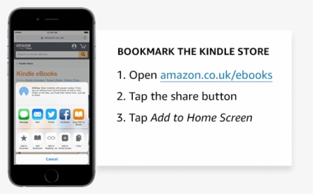 Amazon Kindle Png - Amazon Co Uk Application, Transparent Png, Transparent PNG