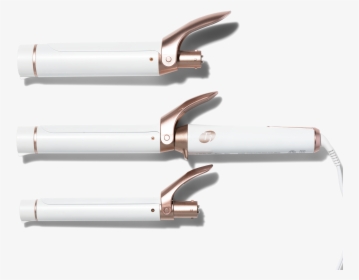 Transparent Twirl Png - Curling Iron White And Rose Gold, Png Download, Transparent PNG