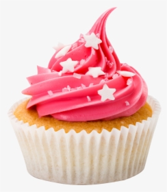 Cupcake Icing Birthday Cake Bakery Cakes - One Cupcake, HD Png Download, Transparent PNG