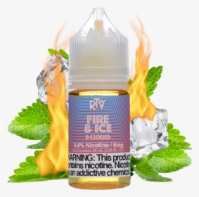 E-liquid Fire And Ice - Peppermint Essential Oil 20 Ml, HD Png Download, Transparent PNG