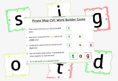 Pirate Cvc Word Builder Cover, HD Png Download, Transparent PNG