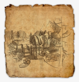 Bleakrock Ce Treasure Map - Clockwork City Eso Treasure Map, HD Png Download, Transparent PNG