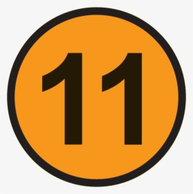 The Number 11 Png - Number 11 In Circle, Transparent Png, Transparent PNG