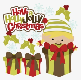 Transparent Cute Christmas Png - Holly Jolly Christmas Clipart, Png Download, Transparent PNG