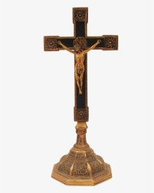 High Cross Altar Crucifix Catholic Churches Of Detroit - Crucifijo De Pedestal, HD Png Download, Transparent PNG