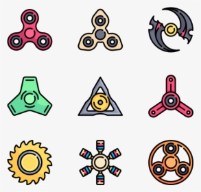 Fidget Spinner Clipart Vector - Fidgets Spinners Icon, HD Png Download, Transparent PNG