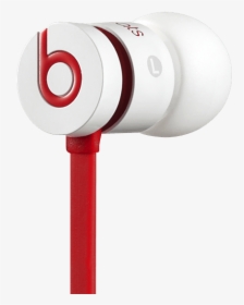 Beats By Dr - Beats Earbuds White And Red, HD Png Download, Transparent PNG