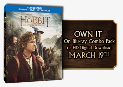 Hobbit An Unexpected Journey Blu Ray, HD Png Download, Transparent PNG