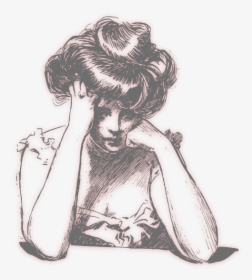 Worried Woman - 06 Blur - I D Rather Take Coffee Than Compliments Just Now, HD Png Download, Transparent PNG