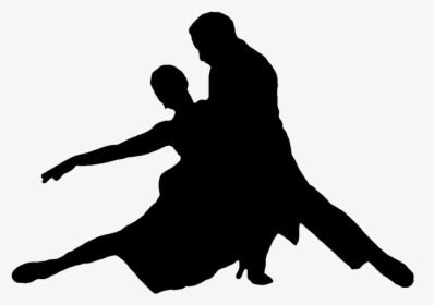 Silhouette Argentine Tango Ballroom Dance - Argentine Tango Silhouette, HD Png Download, Transparent PNG