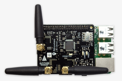 Iot Bit 4g & Lte Hat For The Raspberry Pi - Raspberry Pi 4g Hat, HD Png Download, Transparent PNG
