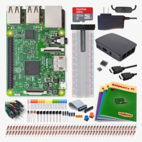 Raspberry Pi 3 Ultimate Kit   Title Raspberry Pi 3 - Viaboot, HD Png Download, Transparent PNG
