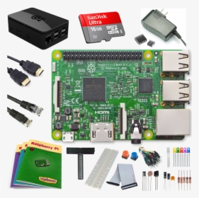 Raspberry Pi 3 Ultimate Kit - Raspberry Pi, HD Png Download, Transparent PNG