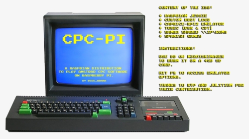 Old Amstrad Computer, HD Png Download, Transparent PNG