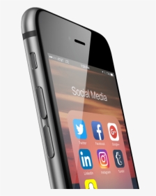 Social Media Phone Png, Transparent Png, Transparent PNG
