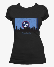 Nashville Skyline Blue Women S Short Sleeve T-shirt - Sarcasm Girl T Shirts, HD Png Download, Transparent PNG