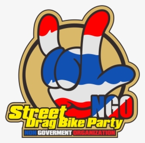 Logo Street Drag Bike Party Vector Cdr & Png Hd - Ngo Thailand Logo Png, Transparent Png, Transparent PNG