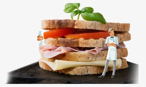 Transparent Bologna Sandwich Clipart - Fast Food, HD Png Download, Transparent PNG