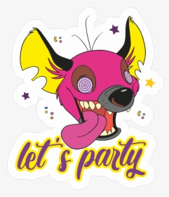 Let S Party Vector Sticker - Cartoon, HD Png Download, Transparent PNG