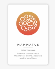 Mammatus Cirrostratus Weather Icon Clouds - Circle, HD Png Download, Transparent PNG