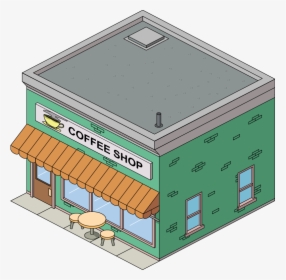 Builing Coffee Shop - Transparent Coffee Shop Png, Png Download, Transparent PNG