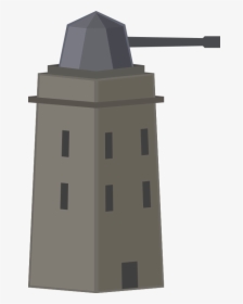 Anti-air Tower Or Turret - Turret Clipart, HD Png Download, Transparent PNG