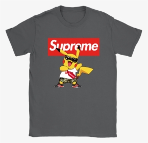 Supreme Pokemon Singing Pikachu Shirts - Supreme X Nike Shirt, HD Png Download, Transparent PNG