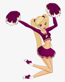 Jpg Download Cheerleaders Drawing Cheerleading - Cartoon Drawing Of Cheerleader, HD Png Download, Transparent PNG
