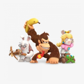 Mario Rabbids Kingdom Battle Donkey Kong , Png Download - Donkey Kong Mario Rabbids, Transparent Png, Transparent PNG