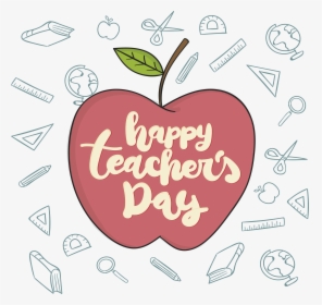 Teacher Vector Teachers Day - Happy Teacher's Day Clipart, HD Png Download, Transparent PNG