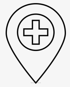 Switzerland Flag Coloring Page - Cross, HD Png Download, Transparent PNG