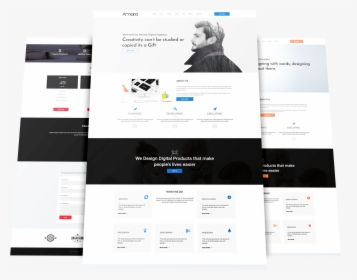 One Page Joomla Template - One Page Joomla Free, HD Png Download, Transparent PNG